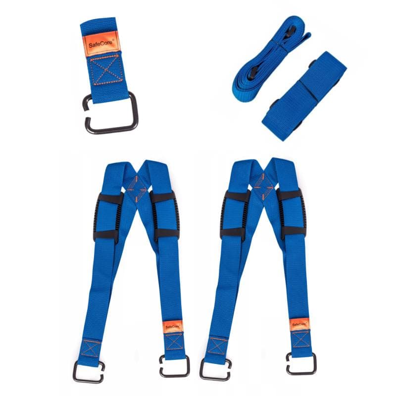Safecore shoulder straps for carrying, lifting — 2 people, up to 500 kg