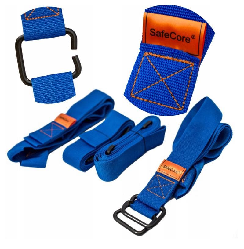 Professional belts for safe transport — 2 persons, up to 500 kg